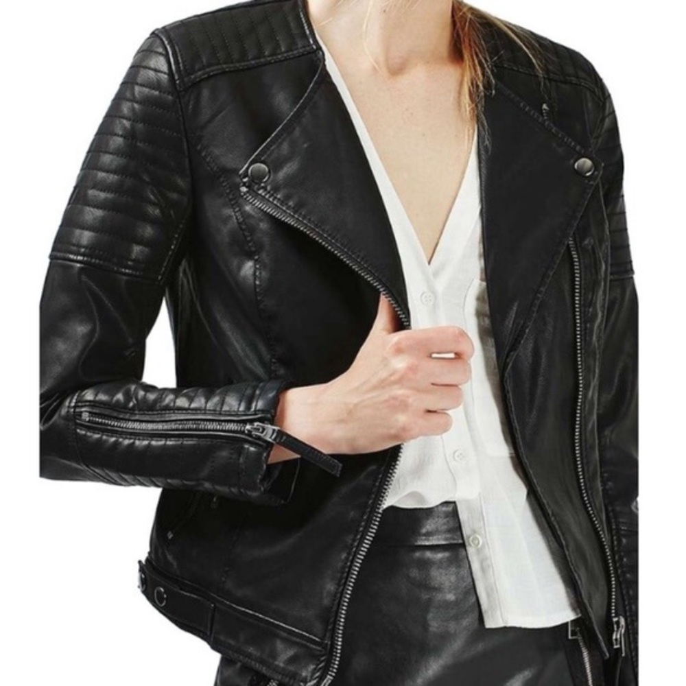 Topshop Moto Leather Jacket